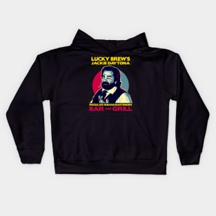 Jackie Daytona Lucky Brew's Bar And Grill Kids Hoodie